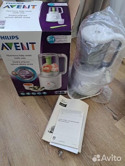 Пароварка блендер Philips Avent 2в1 Scf870