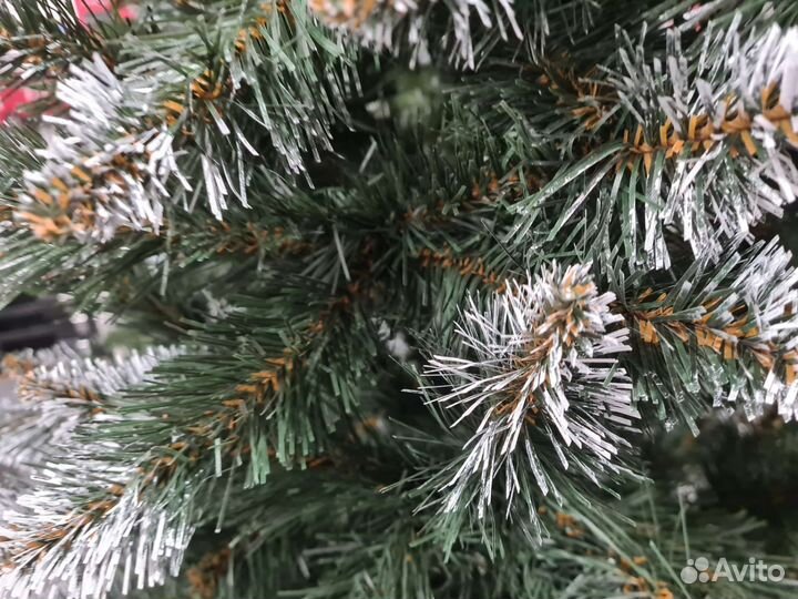 Ель пвх с белыми кончиками