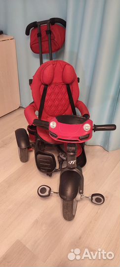 Трехколесный велосипед с родительской ручкой