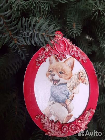 Елочные украшения ручной работы