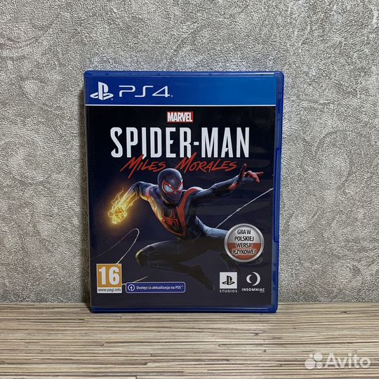 Человек Паук Майлз Моралес (Русс.яз) на PS4/PS5