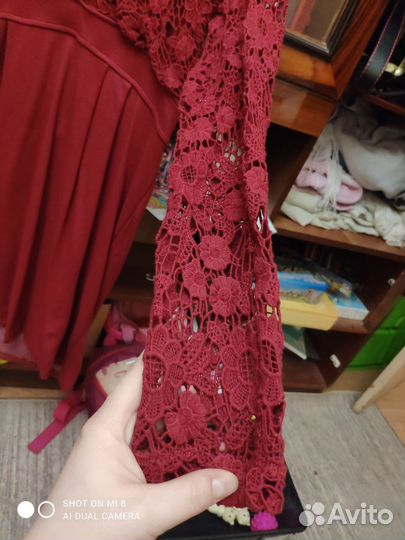 Платье женское 52 размер, кружевное, В.С
