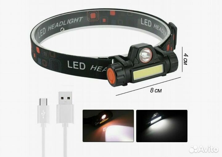 Налобный фонарь YYC-101