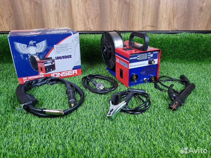 Сварочный аппарат jonser 180/5 DQX с проволокой