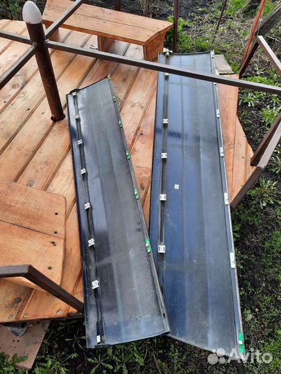 Накладки на двери w140 купе Листва