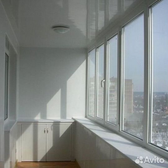 Остекление балконов и лоджий в рассрочку X1017