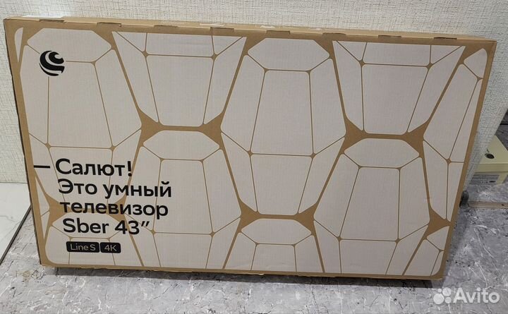 Телевизор SMART tv новый sber 43, 4k