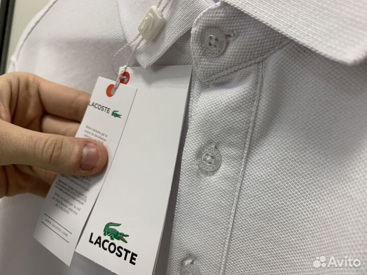 Поло Lacoste с длинным рукавом