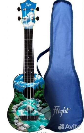 Flight TUS 30 SLO Укулеле сопрано с чехлом