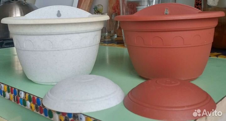 Горшки для цветов пластиковые