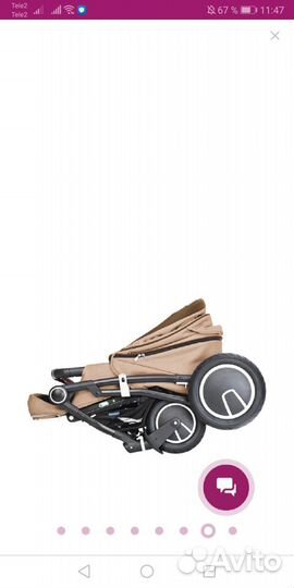 Коляска универсальная Geoby C3011 Lux 2 в 1