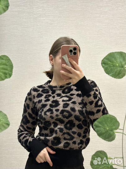 Леопардовая кофта