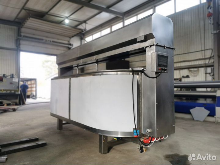 Сыродельная ванна с передвижными мешалками Лира