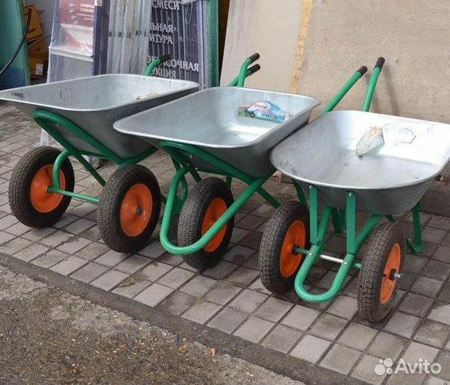 Тележки и тачки садовые, строительные