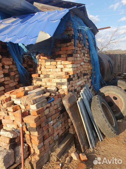 Кирпич печной бу