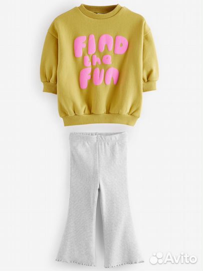 Комплект next 98 свитшот и леггинсы