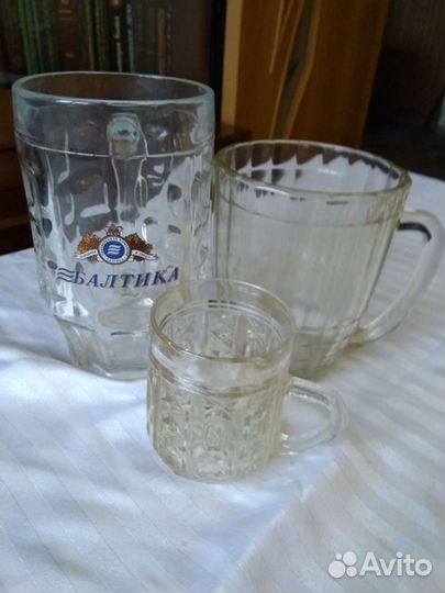 Пивные кружки и бокалы