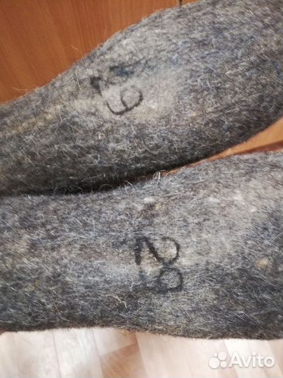 Валенки прорезиновые и простые