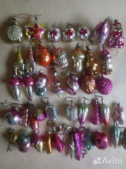 Елочные игрушки СССР