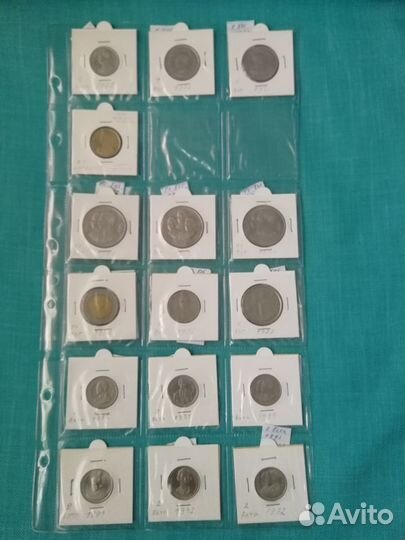 Тайланд баты юбилейные 16 шт