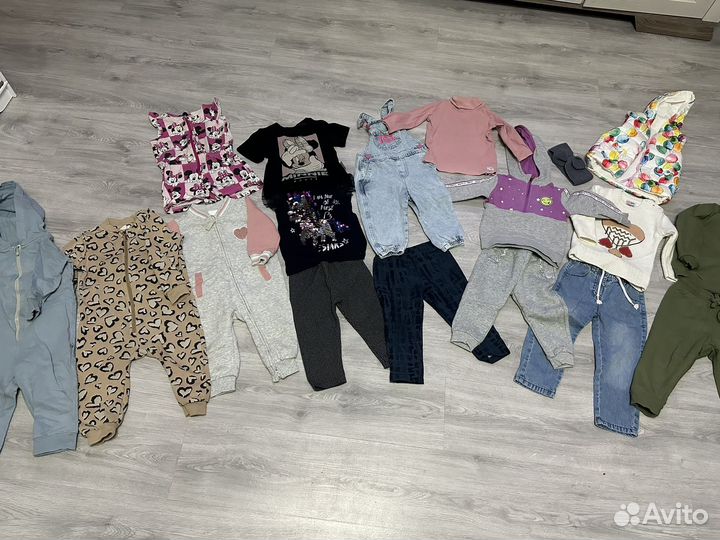 Вещи для девочки с 1 года до двух