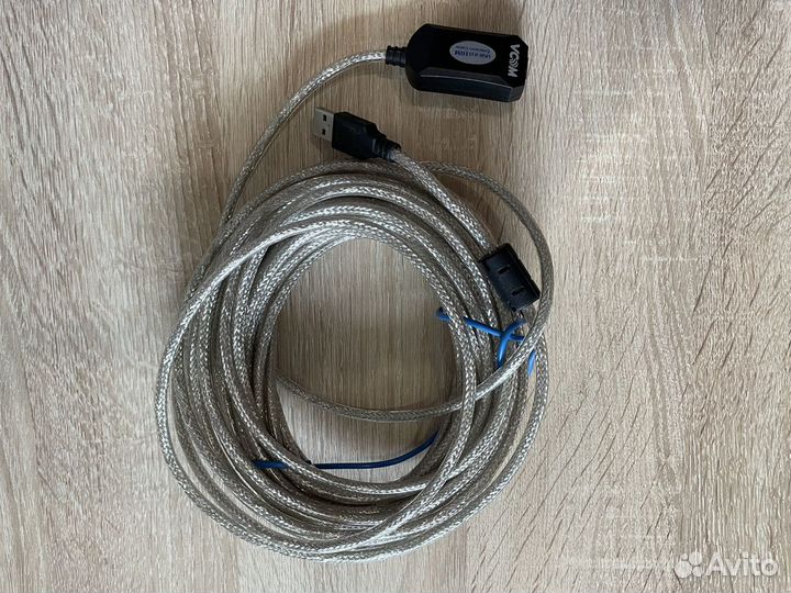 Кабель usb 10метров