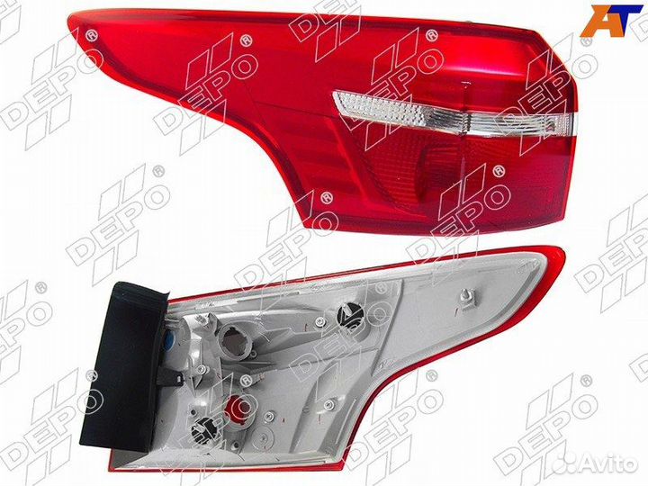 Фонарь задний ford focus III 15-19 LH wagon