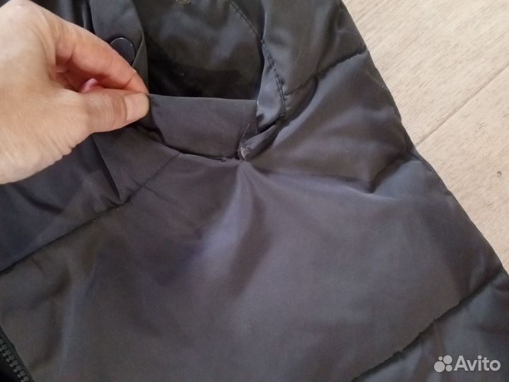 Пуховик зимний мужской длинный бу