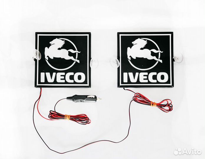 Светодиодная табличка двойная 150*150