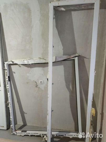 Оконный блок с балконной дверью