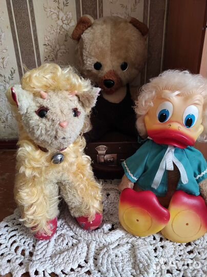 Игрушки СССР мягкие, дутыши