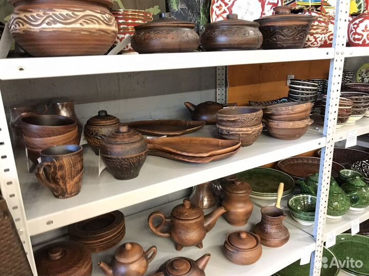 Посуда из красной глины