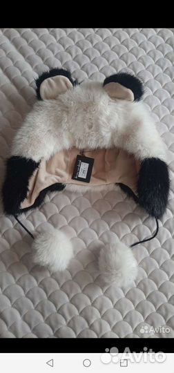 Шапка панда