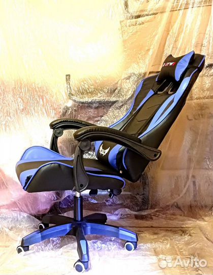 Новоe гeймepсkоe с массажepом компьютерное кресло