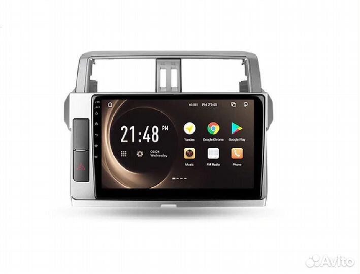Штатная магнитола Land Cruiser Prado Android