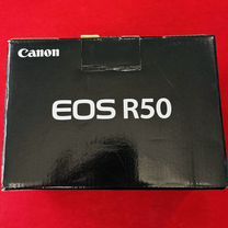 Canon r50 kit 18-45mm белый новый