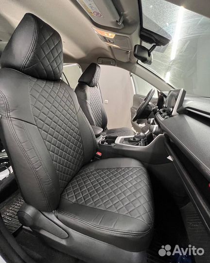 Авточехлы из экокожи Toyota Rav-4 XA50