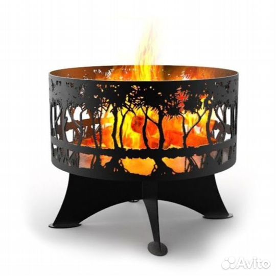 Гриль чаша черная 90см