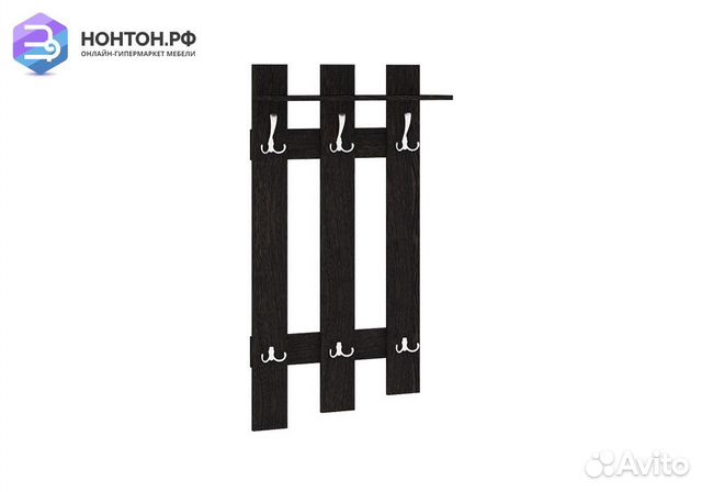 Вешалка с крючками Арт венге цаво