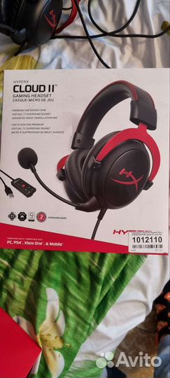Наушники HyperX Cloud II KHX-hscp-RD красный