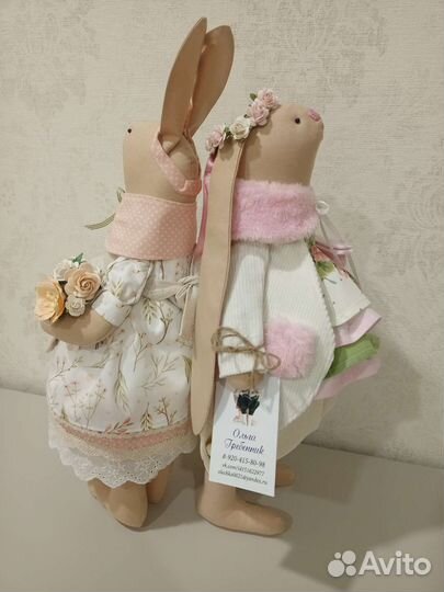 Весенние пасхальные игрушки для декора