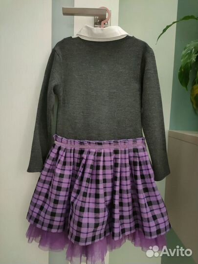 Платье для девочки, размер 116-122