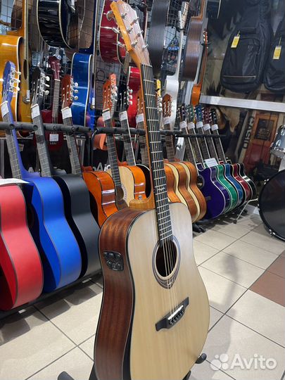 Гитара Электроакустическая Шестиструнная Флайт