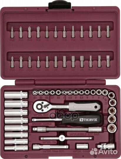 Набор инструмента 1/4 DR, 57 предметов UTS0057