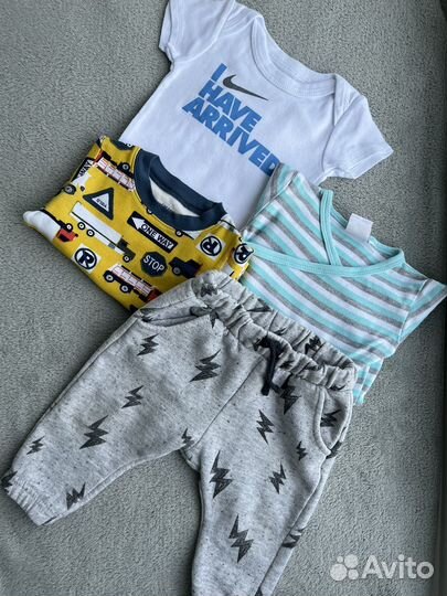 Пакеты вещей на мальчика с 0 до 9 мес бренды