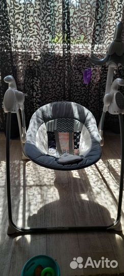 Детская электронная качеля