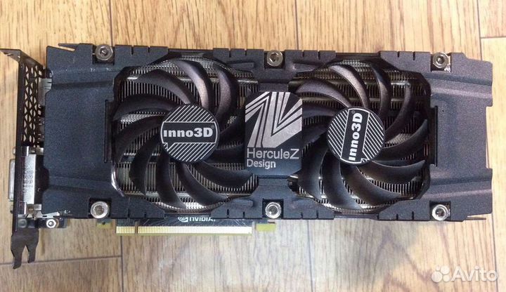 Видеокарта gtx 1070 inno3d HerculeZ 8gb