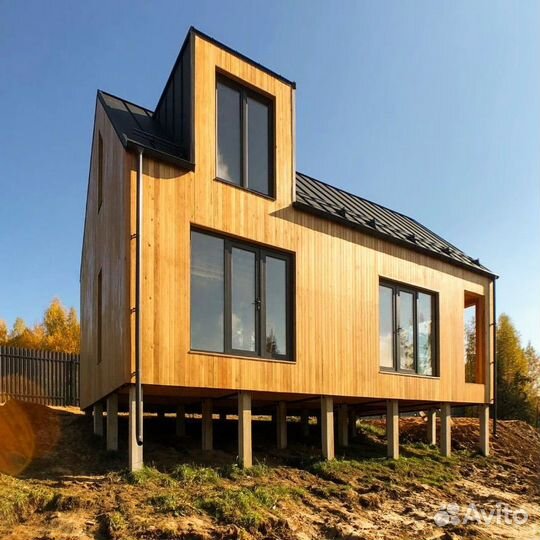 Каркасный Дом под ключ (Барнхаус)