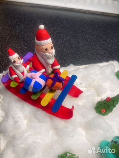 Поделка в садик новый год