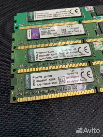 Оперативная память DDR3 4GB Гарантия